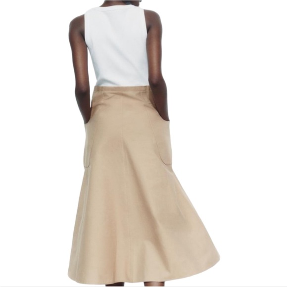 Zara Tan Midi Dress - Picture 2 of 5